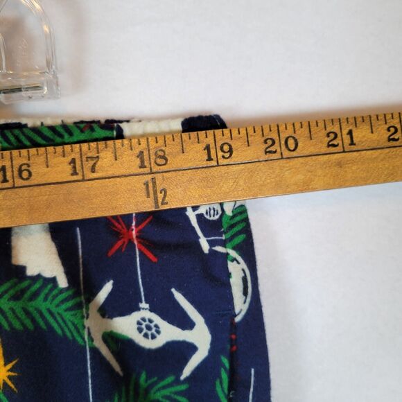 Hanna Anderson x Star Wars Mens Christmas Pajama Pants Size XL Blue Lounge Sleep - Picture 6 of 9